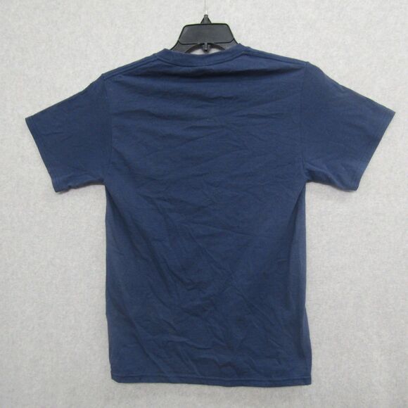 Port & Company Mens T-Shirt Blue Size S Short Sleeve Casual Graphic Tee - Picture 2 of 8
